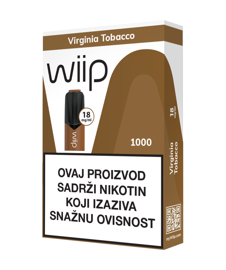 Wiipod Virginia tobacco 18 mg