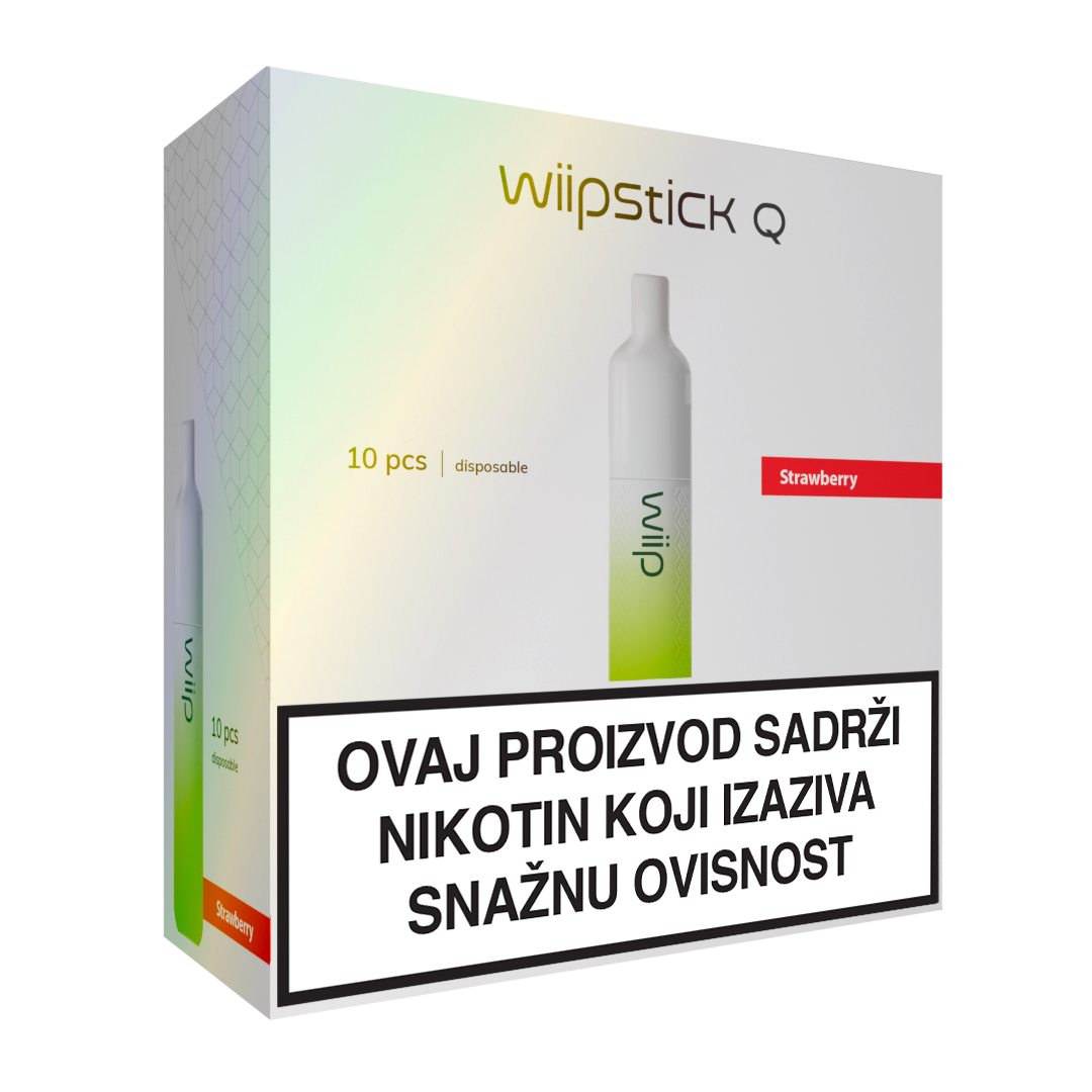 Wiipstick Q Multipack 10/1 – Strawberry – 18mg/ml