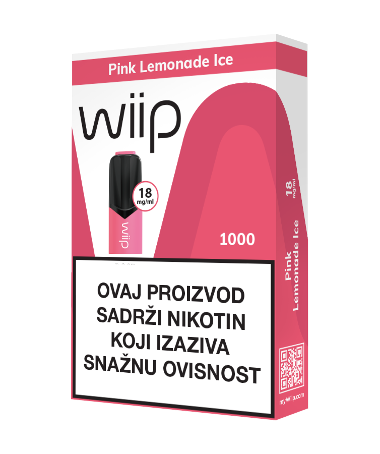 Wiipod –  Pink Lemonade Ice – 18mg/ml