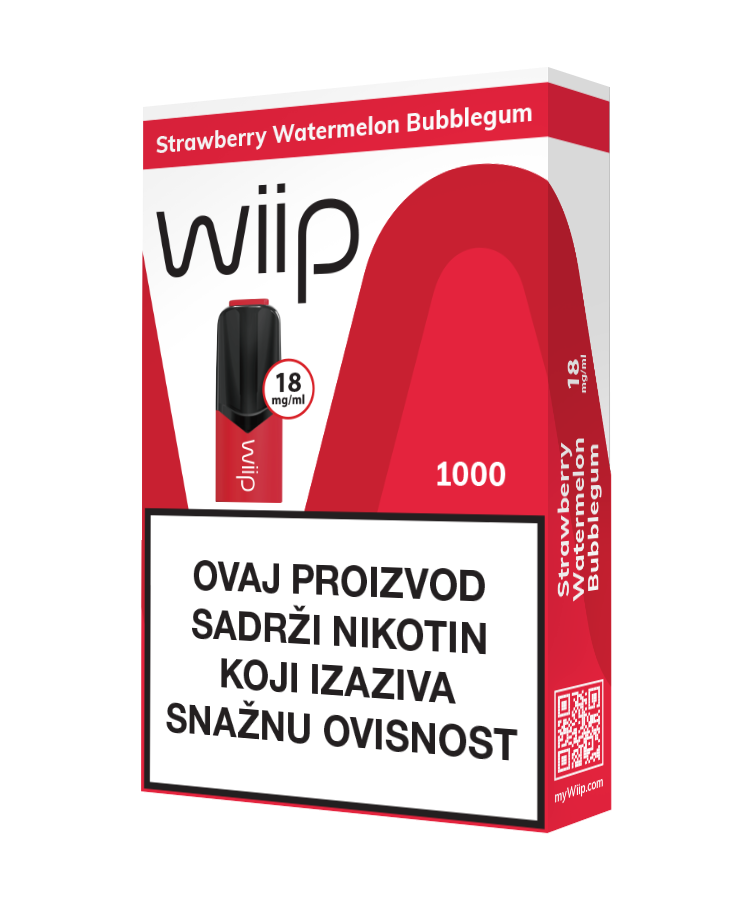 Wiipod –  Strawberry Watermelon Bubblegum – 18mg/ml